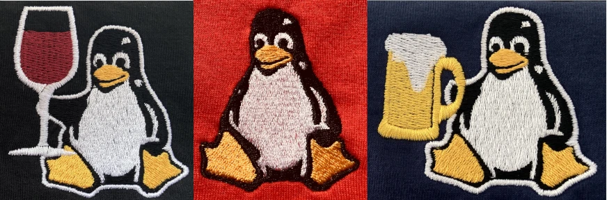 Linux embroidery