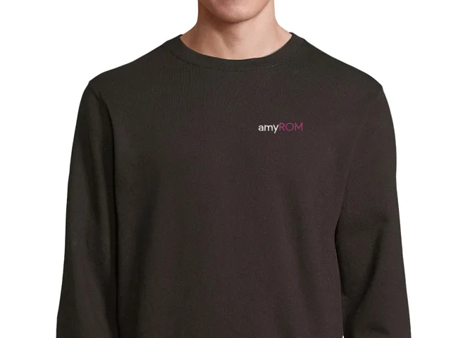 amyROM sweatshirt (black)