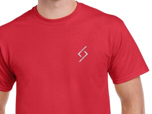 Crystal Linux T-Shirt (red)