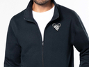 GNU full zip jacket (black)