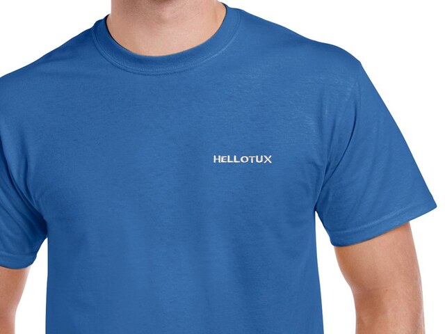 HELLOTUX T-Shirt (blue)