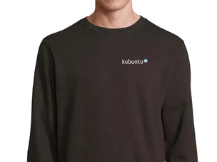 Kubuntu sweatshirt (black)