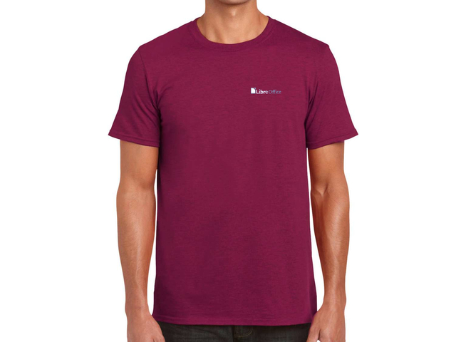 LibreOffice T-Shirt (berry)