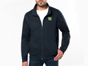 Linux Mint full zip jacket (black)