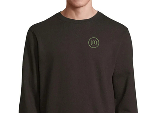 Linux Mint ring sweatshirt (black)