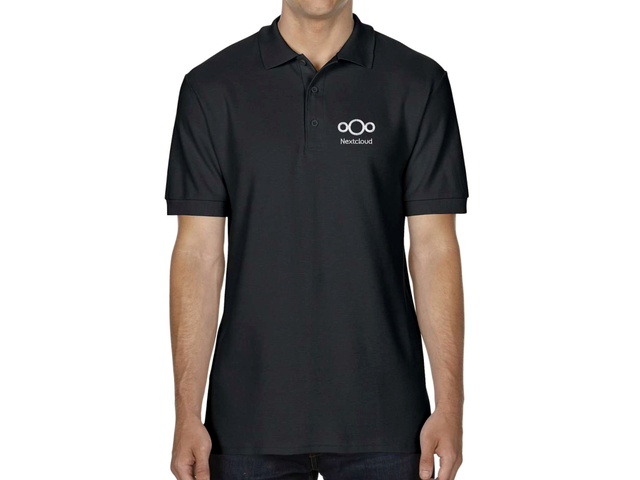 Nextcloud Polo Shirt (black)