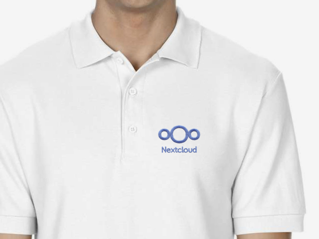 Nextcloud Polo Shirt (white)