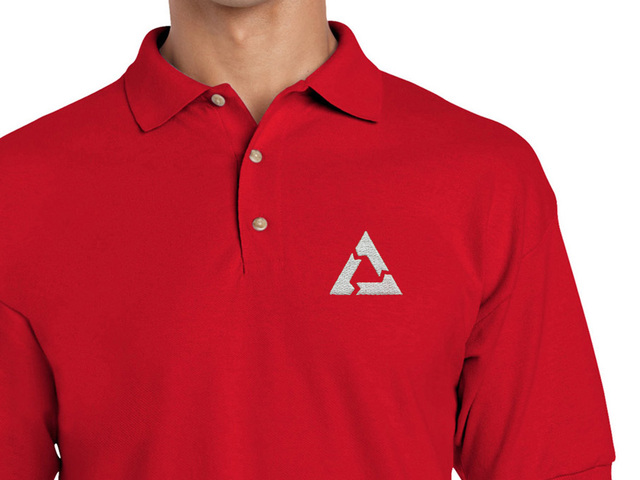 postmarketOS Polo Shirt (red) old type