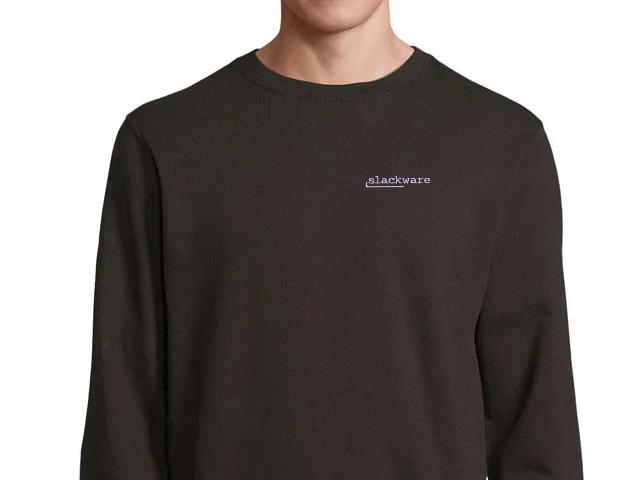 Slackware sweatshirt (black)