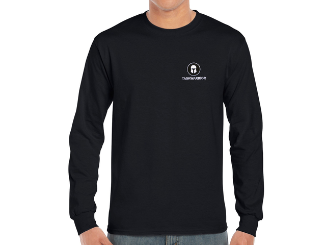 Taskwarrior Long Sleeve T-Shirt (black) - HELLOTUX