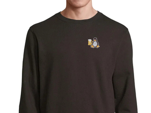 Tux with beer sweatshirt (black)