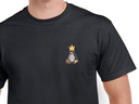 Tux with crown T-Shirt (black)