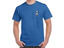 Tux with crown T-Shirt (blue)