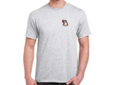 Tux with wine T-Shirt (ash grey)