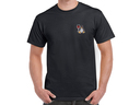 Tux with wine T-Shirt (black)