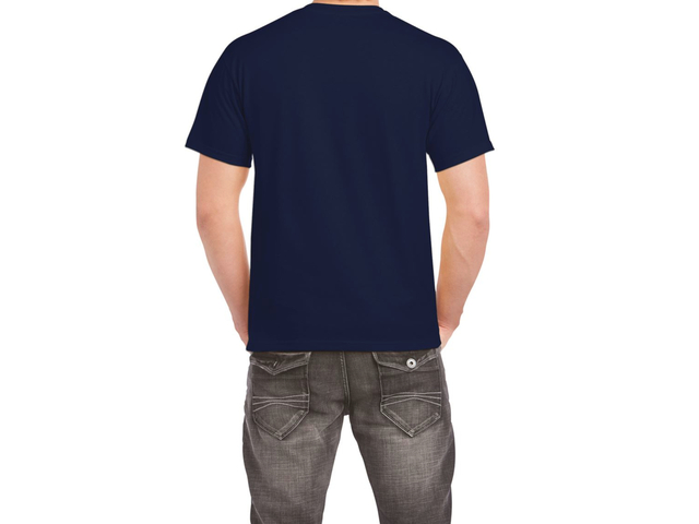 Tux with wine T-Shirt (dark blue)