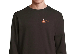 VLC sweatshirt (black)