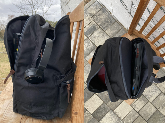 Wine laptop backpack