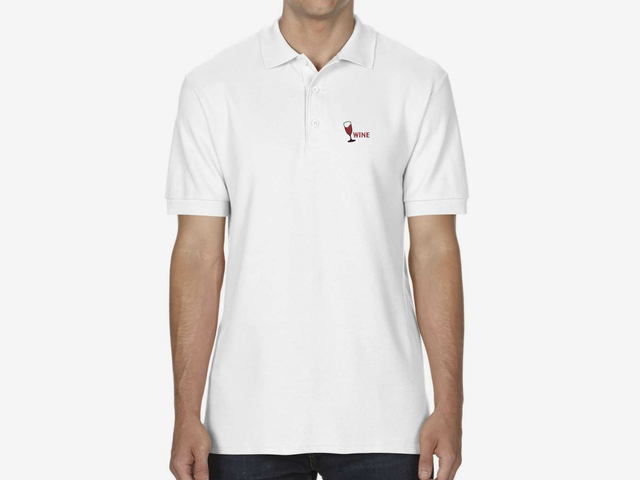 Wine Polo Shirt (white)