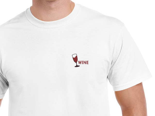 Wine T-Shirt (white)