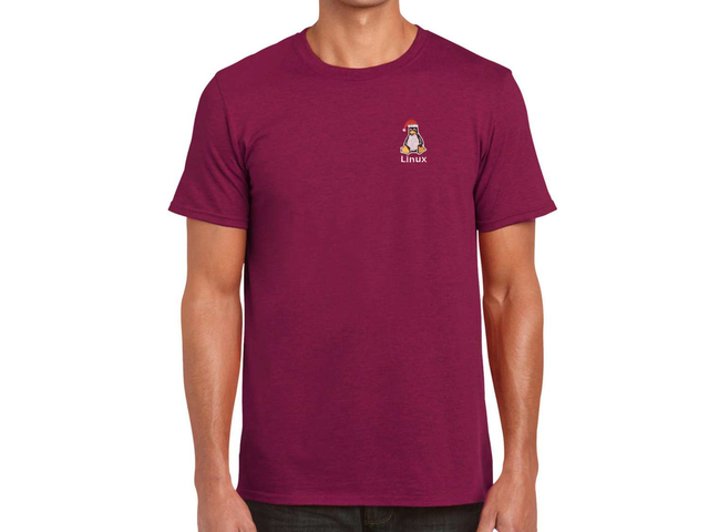 Winter Linux T-Shirt (berry)